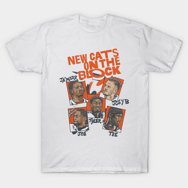 Joe Burrow New Cats On The Block T-Shirt by Chunta_Design